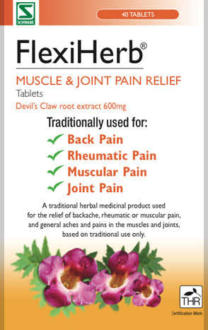 FlexiHerb Muscle & Joint Pain Relief Tablets