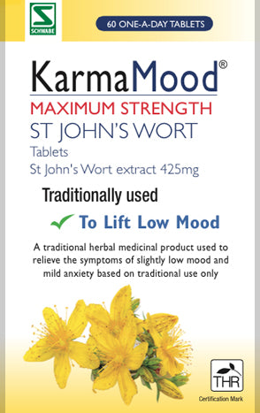 KarmaMood Maximum Strength St John's Wort Tablets
