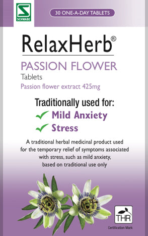 RelaxHerb Passionflower Tablets