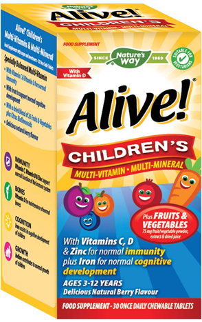 Alive! Children's Chewable Multivitamins