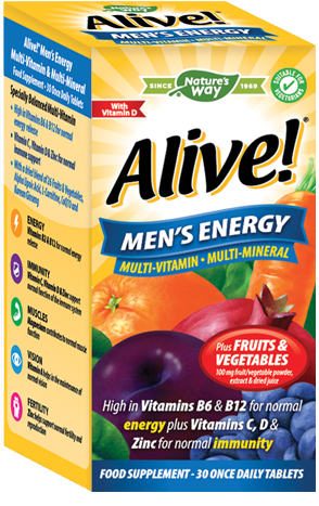 Alive! Men's Energy Multivitamin Tablets
