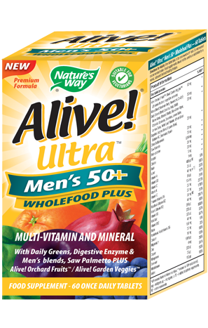 Alive! Ultra Men's 50+ Wholefood Plus
