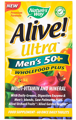 Alive! Ultra Men's 50+ Wholefood Plus