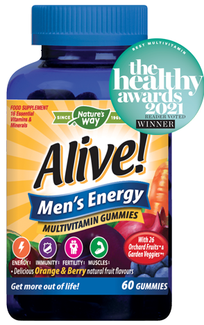 Alive! Men's Energy Multivitamin Gummies